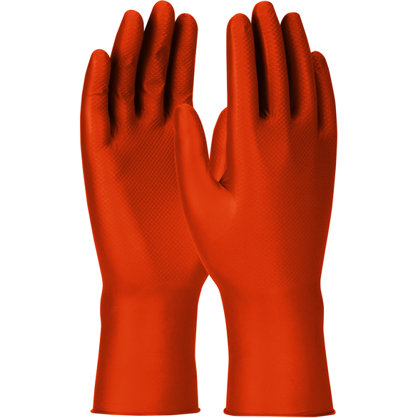 Grippaz® 67-307/XL Powder-Free Gloves With Textured Fish Scale Grip, XL
