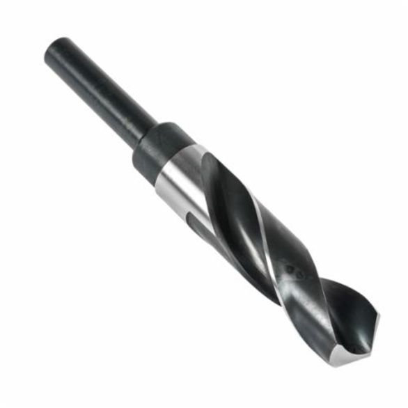 Precision Twist Drill R56 General Purpose Reduced Shank Drill, 1-7/64 in Dia x 6 in OAL, 1/2 in Shank, HSS