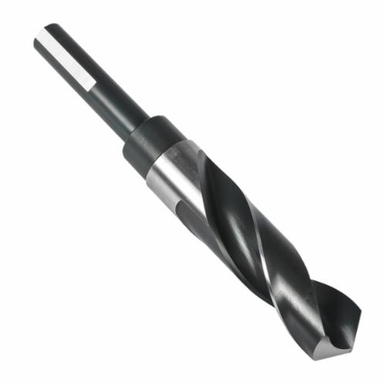 Precision Twist Drill R57 General Purpose Reduced Shank Drill, 23/32 in Dia x 6 in OAL, 1/2 in Shank, HSS