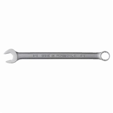Proto® J1218ASD SAE Combination Wrench, 9/16 in, 12 Points, 8-7/8 in OAL, 15 deg Offset
