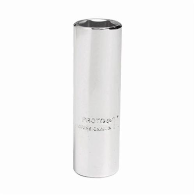 Proto® TorquePlus™ J4710LM Deep Length Drive Socket, Metric, 10 mm 6 Point Socket, 1/4 in Square Drive