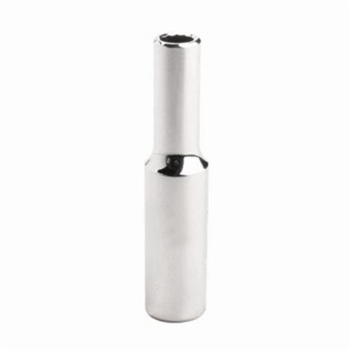 Proto® TorquePlus™ J4708LT Deep Length Drive Socket, Imperial, 1/4 in 12 Point Socket, 1/4 in Square Drive