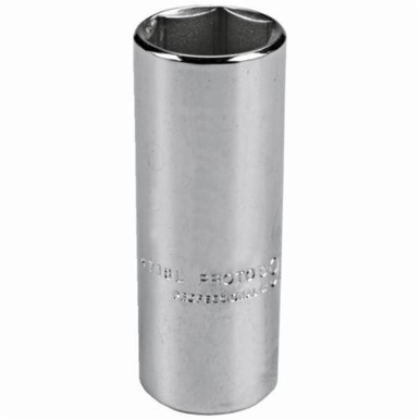 Proto® TorquePlus™ J4714L Deep Length Drive Socket, Imperial, 7/16 in 6 Point Socket, 1/4 in Square Drive
