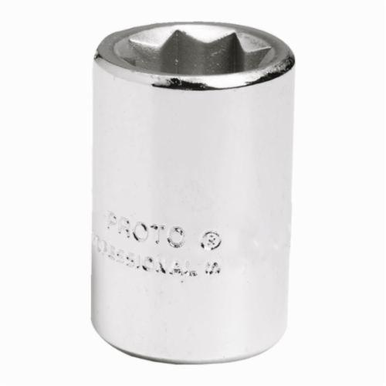 Proto® J5210S Standard Length Drive Socket, Imperial, 5/16 in 8 Point Socket, 3/8 in Square Drive