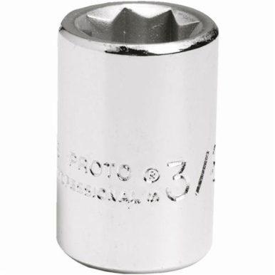 Proto® TorquePlus™ J5212S Standard Length Drive Socket, Imperial, 3/8 in 8 Point Socket, 3/8 in Square Drive