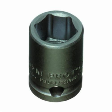 Proto® TorquePlus™ J7209M Metric Standard Length Impact Socket, 9 mm Socket, 3/8 in Drive, 1-1/32 in OAL, Alloy Steel