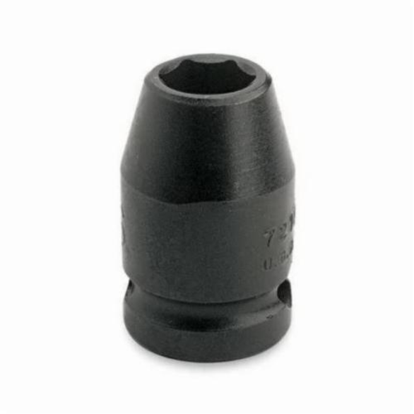 Proto® TorquePlus™ J7210M Metric Standard Length Impact Socket, 10 mm Socket, 3/8 in Drive, 1-1/32 in OAL, Alloy Steel