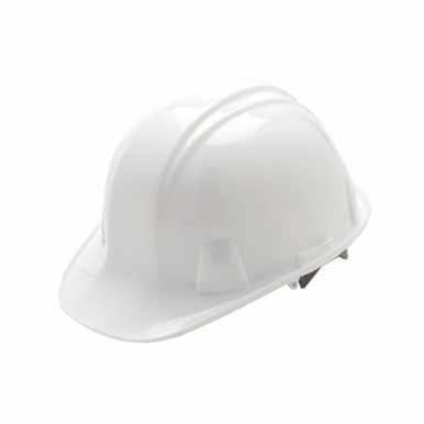 Pyramex® HP14010 SL Series Cap Style Hard Hat, 6-1/2 in Fits Mini Hat, 8 in Fits Max Hat, HDPE, 4-Point Nylon Suspension, ANSI Electrical Class Rating: Class C, E and G, ANSI Impact Rating: Type 1, Snap Lock Adjustment