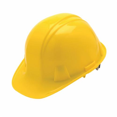 Pyramex® HP14130 SL Series Cap Style Hard Hat, 6-1/2 in Fits Mini Hat, 8 in Fits Max Hat, HDPE, 4-Point Nylon Suspension, ANSI Electrical Class Rating: Class C, E and G, ANSI Impact Rating: Type 1, Ratchet Adjustment