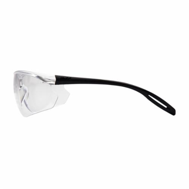 Pyramex® Neshoba™ S9710ST Lightweight Safety Eyewear, H2X Anti-Fog Clear Lens, Frameless Black Polycarbonate Frame, Polycarbonate Lens, Specifications Met: ANSI Z87.1, CE EN166