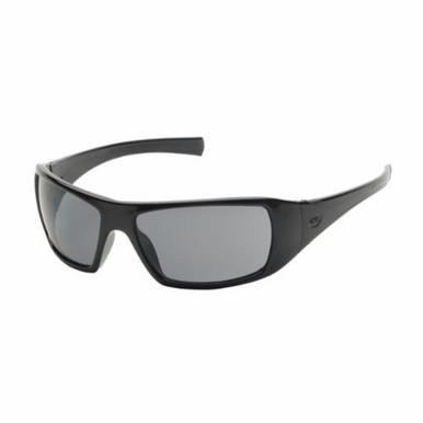Pyramex® Goliath® SB5620D Goliath® Safety Eyewear, Anti-Scratch, Gray Lens, Wraparound Frame, Black, Nylon Frame, Polycarbonate Lens, ANSI Z87.1, AS/NZS 1337, CAN/CSA Z94.3-15, CE EN166, MIL-PRF 32432