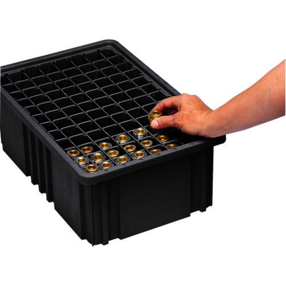 QUASTO DL92035CO, 1-1/8 in, Black, Long Divider