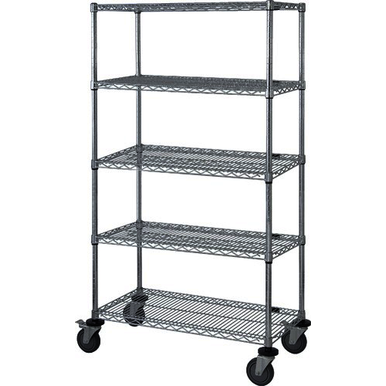 QUASTO M2448C46-5, 24 x 48 x 69 in, 5 Shelves, Storage Cart
