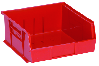 QUASTO QUS235RD, 10-7/8 x 11 x 5 in, Red, Ultra Stack and Hang Bin