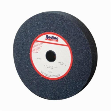 Radiac® A089982 Multi-Purpose Regular Bench and Pedestal Grinding Wheel, 6 in Dia x 3/4 in THK, 1-1/4 in Center Hole, 46 Grit, Aluminum Oxide Abrasive