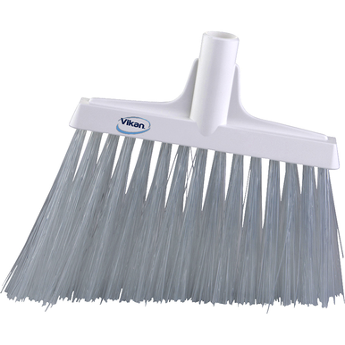REMPRO 29145, 12 in, White, Extra Stiff Bristle, Angle Broom