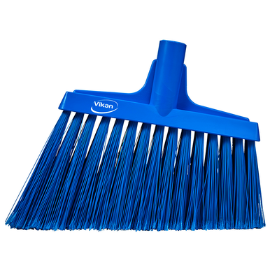 REMPRO 29163, 11.5 in, Blue, Split Bristle, Angle Head Broom
