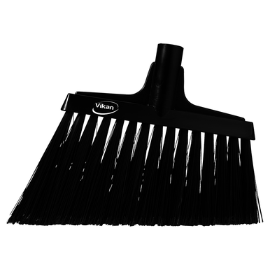 REMPRO 29169, 11.5 in, Black, Split Bristle, Angle Head Broom