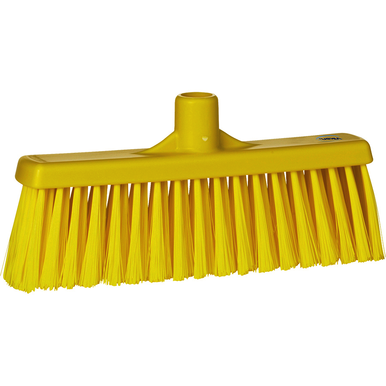 REMPRO 31666, 12 in, Yellow, Medium Bristle, Upright Broom