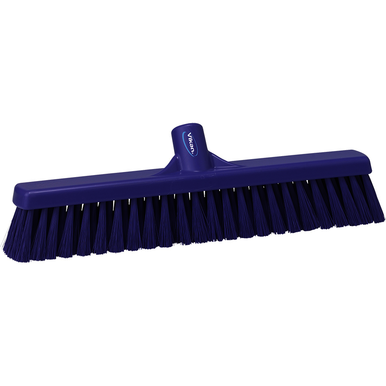 REMPRO 31748, 16 in, Purple, Soft/Stiff Bristle, Combo Push Broom