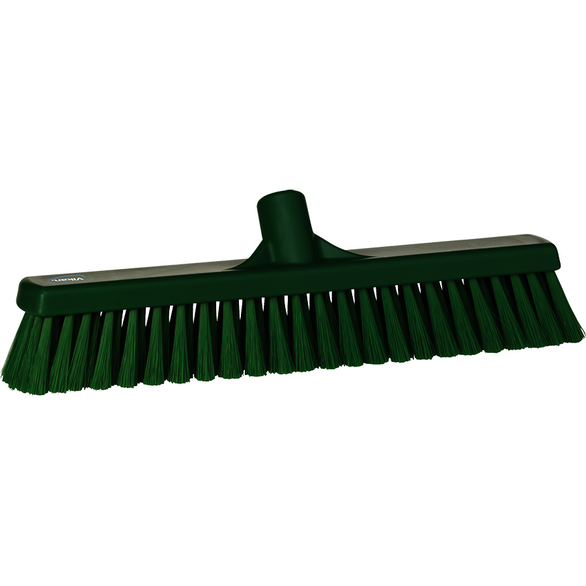 REMPRO 31792, 16 in, Green, Soft Bristle, Small Particle Push Broom