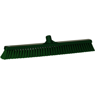 REMPRO 31992, 24 in, Green, Soft Bristle, Small Particle Push Broom