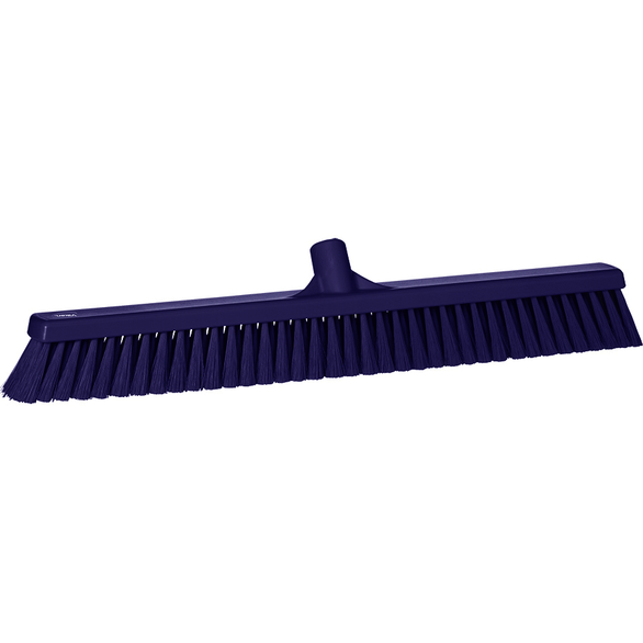 REMPRO 31998, 24 in, Purple, Soft Bristle, Small Particle Push Broom
