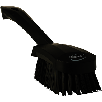 REMPRO 41929, 9.8 in, Black, Stiff Bristle, Short Handle Scrubbing Brush