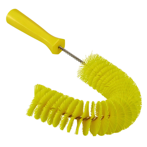 REMPRO 53726, 15.5 in, Yellow, Medium Bristle, Hook Brush