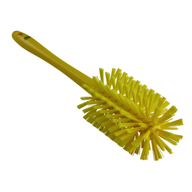 REMPRO 5381-90-6, 3.5 in Dia, Yellow, Medium/Stiff Bristle, Pipe Brush