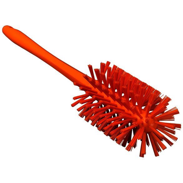 REMPRO 5381-90-7, 3.5 in Dia, Orange, Medium/Stiff Bristle, Pipe Brush