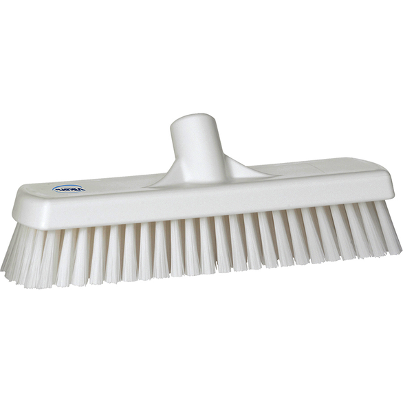 REMPRO 70605, 12 in, White, Stiff Bristle, Deck/Wall Scrub