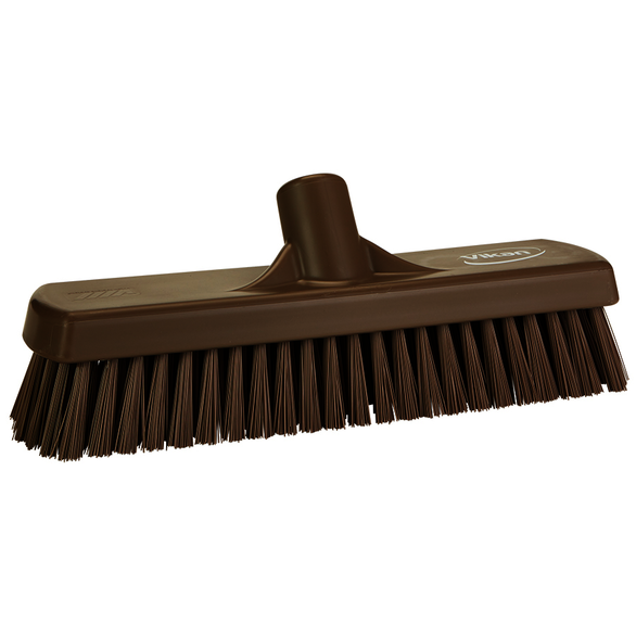 REMPRO 706066, 12 in, Brown, Stiff Bristle, Deck/Wall Scrub