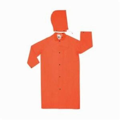 River City 241CM Classic Plus Wizard 2-Piece Rider Rain Coat, Unisex, M, Flat Orange, Polyester/PVC, Resists: Water, Specifications Met: ASTM F903