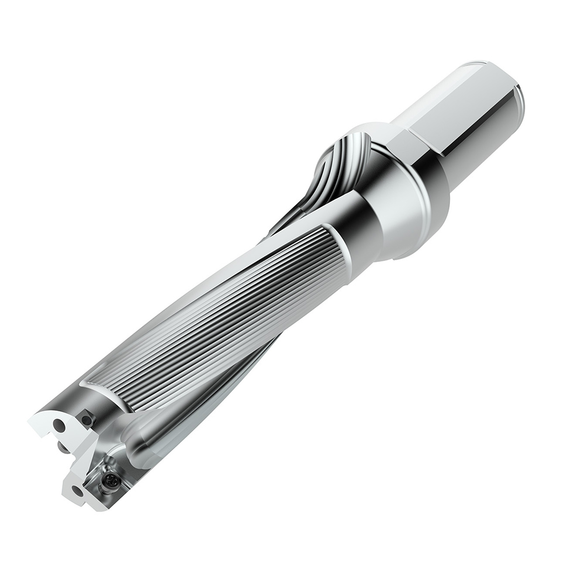 SECO 03080281 Drill Diameter 0.625 in., Shank Diameter 1.0000 in, Maximum Drill Depth 2.5000 in, Shank Type ISO 9766, Indexable Insert Drills