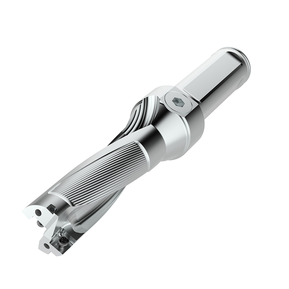 Seco Perfomax® Indexable Insert Drill - 1.312 Dia., 3xD Length of cut, R7-C Shank for Stationary Applications