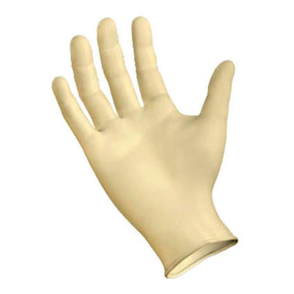 SEMMED GSLF102 GripStrong, Small, Cream, Powder Free, Latex Disposable Gloves