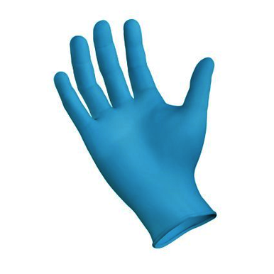 SEMMED INIPFT-104 SemperGuard, Large, Clear, Powder Free, Nitrile Disposable Gloves