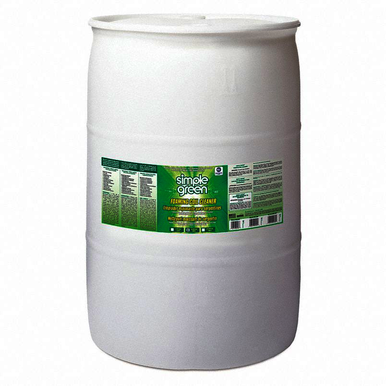 SIMGRE 0100000104055, 55 gal Drum, Alkaline, Biodegradable, Self-Rinsing, Foaming Coil Cleaner