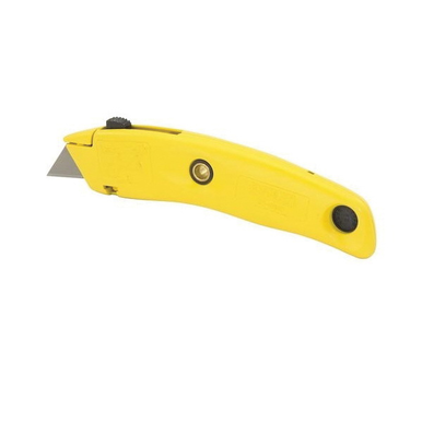 Stanley® 10-989 Utility Knife, 2-7/16 in L, 9 in OAL, Ergonomic Handle, Aluminum Blade