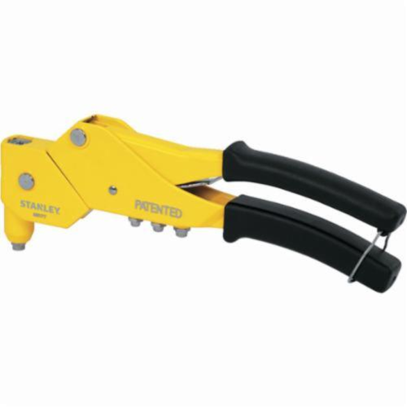 Stanley® MR77C Right Angle Heavy Duty Riveter, 3/32 in, 1/8 in, 5/32 in, 3/16 in x 11-1/8 in Rivet, Plastic Handle
