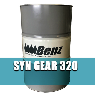 Benz Oil 425053-012, 55 gal Drum, ISO 320, SYN Gear, Extreme-Pressure, Gear Oil