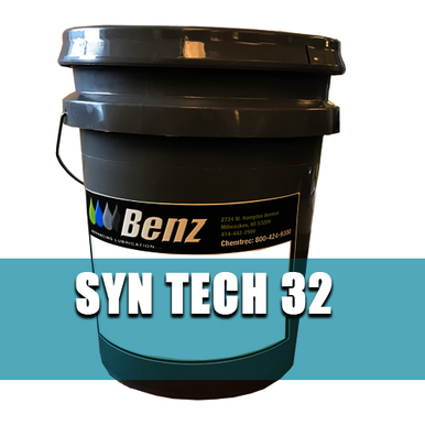 Benz Oil 425001-030, 5 gal Pail, ISO 32, SYN TECH, Synthetic PAO (Polyalphaolefin), Bearing & Gear Oil