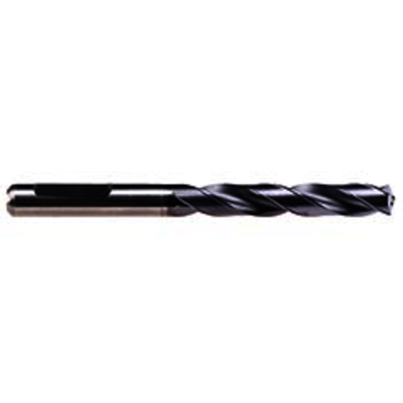 Emuge TA513344.0873 EF Series High Performance Standard Length Jobber Length Drill, Imperial, 11/32 in Dia, 103 mm OAL, Solid Carbide, TiAlN-TA14 Coated