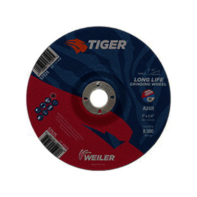 Weiler 57125, 7 in, Type 27, Performance Line, Depressed Center Grinding Wheel
