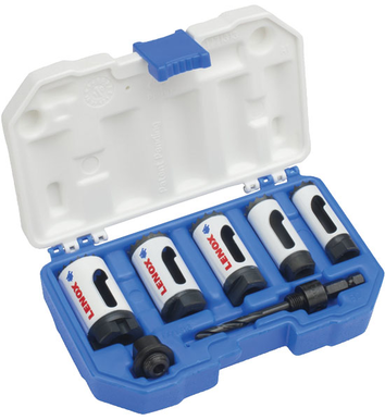 Lenox SPEED SLOT 30805500A Automotive Hole Saw Kit, 7 Pieces