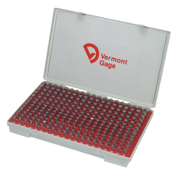 Vermont Gage 101200500 0.2510 - 0.5000 Pin Gage Set