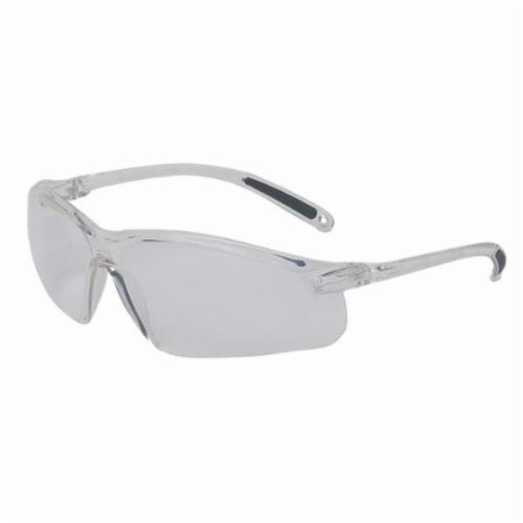 Uvex® by Honeywell A700 General Purpose Safety Eyewear, Anti-Scratch/Hard Coat Clear Lens, Wraparound Clear Polycarbonate Frame, Polycarbonate Lens, Specifications Met: ANSI Z87.1-2010, CSA Z94.3