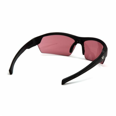 VentureGear™ Tensaw® VGSB327T High Performance Safety Eyewear, Anti-Fog Vermillion Lens, Half Framed Black/Gray Polycarbonate Frame, Polycarbonate Lens, Specifications Met: ANSI Z87.1