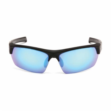 VentureGear™ Tensaw® VGSB365T High Performance Safety Eyewear, Anti-Fog Ice Blue Mirror Lens, Half Framed Black/Gray Polycarbonate Frame, Polycarbonate Lens, Specifications Met: ANSI Z87.1
